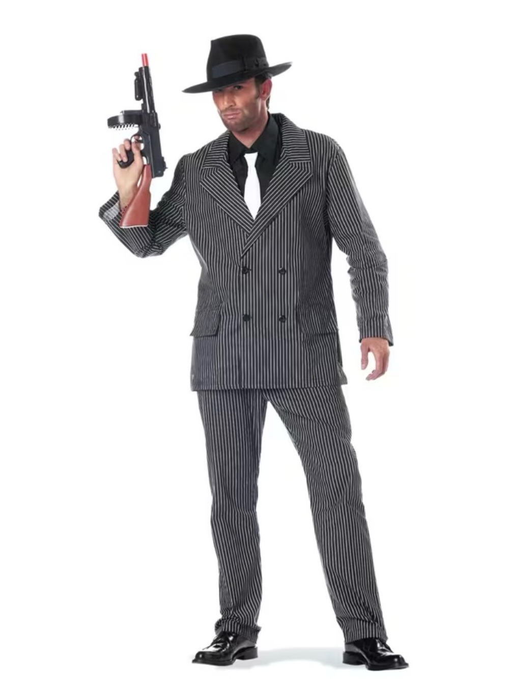 Gangster Suit Men Costume, Men Size Large 42-44,men's Halloween costume